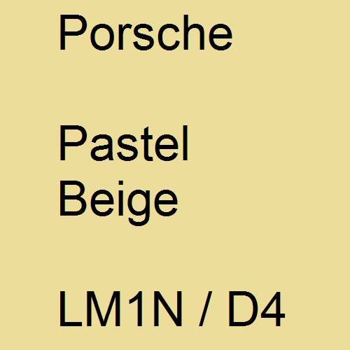 Porsche, Pastel Beige, LM1N / D4.